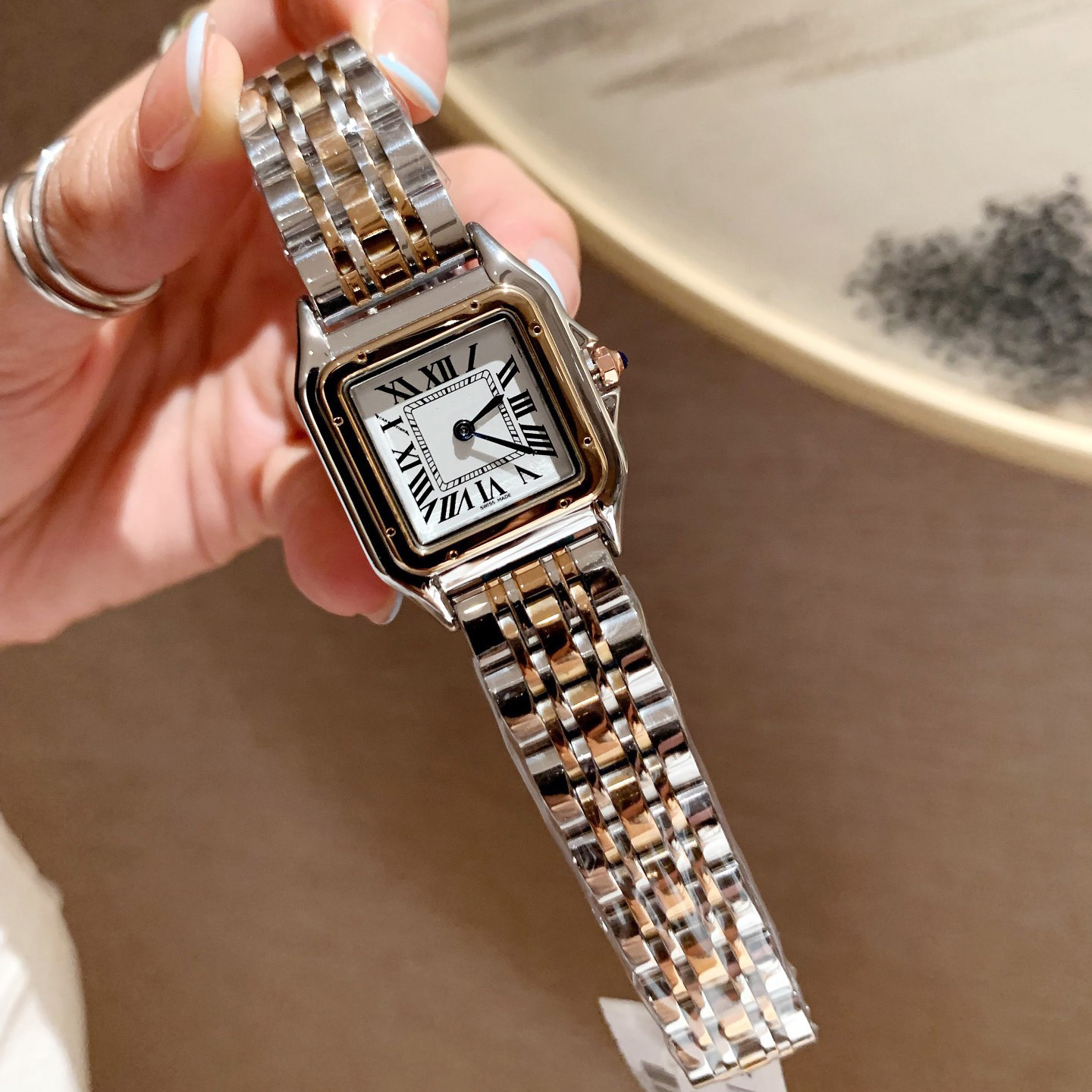 

Fashion New Mens Watch Designer Quartz Watches Luxurys Designers Luxury Watch Regardez Sehen Mirar Guarda Square Quality, Box