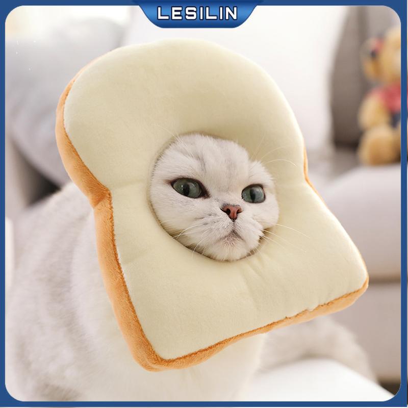 

Cat Costumes Hat Kitten Puppy Accessories Soft Headdress Toast Shape Headgear Dog Costume Protective Collar Pet Supplies