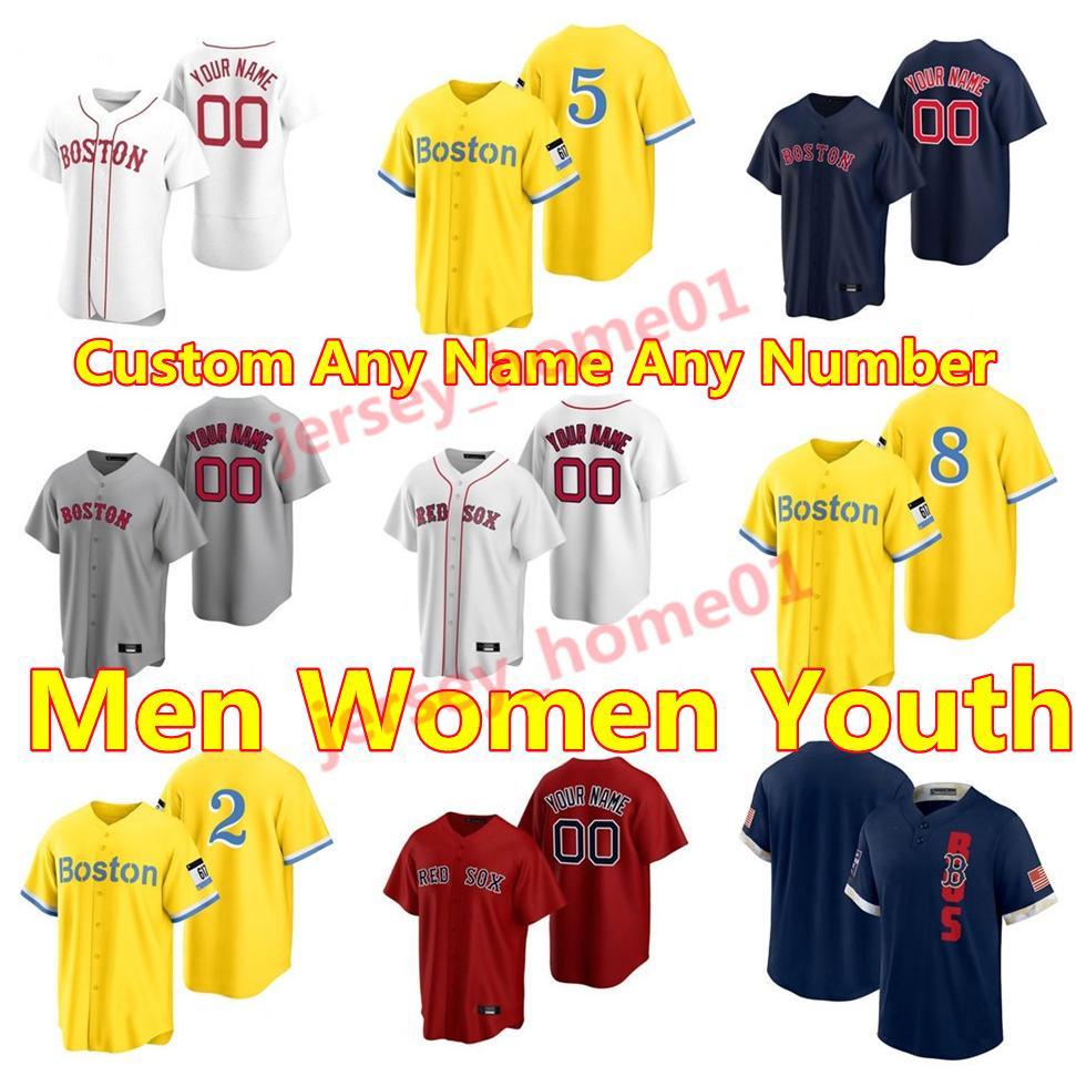 

2021 Men Women Youth Baseball Jersey Boston 34 David Ortiz Chris Sale Jerseys City Connect 11 Rafael Devers Bogaerts redsox Yastrzemski J.D., Blue;black