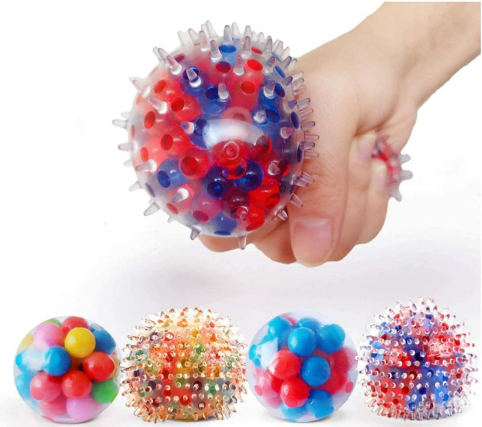 

Fidget DNA Squish Stress Ball Squeeze Color Sensory Toy Relieve Tension Home Travel andfree Office Use Fun for Kids Adults DHL Ship