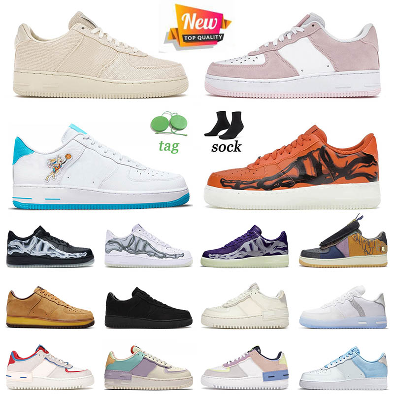 

Platform Low 2021 Dunk Mens Women Running Shoes White Hare Space Jam Skeleton Orange Dunks Air Force One Shadow Airforce Off Trainers Skate Sneakers 36-45, C44 valentines day low 36-40