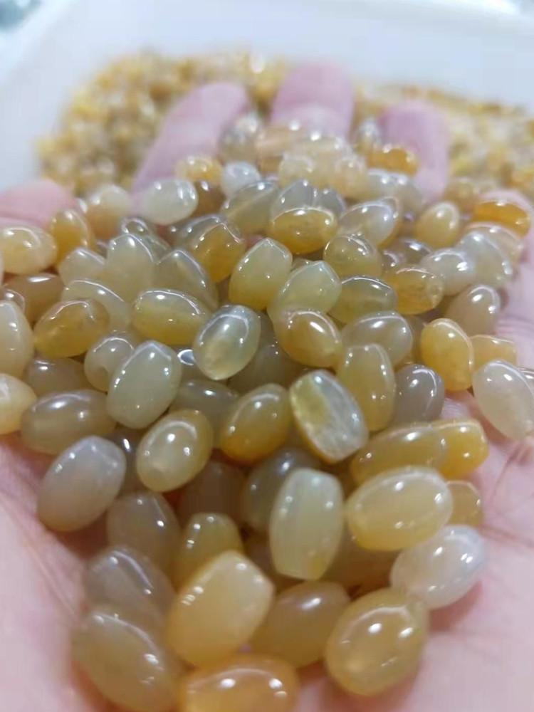

Chains 100pc Loose Pearl Natural Yellow Dragon Jade Bracelet Necklace Pendant Rope Earrings DIY Making Exquisite Jewelry Accessories, Silver