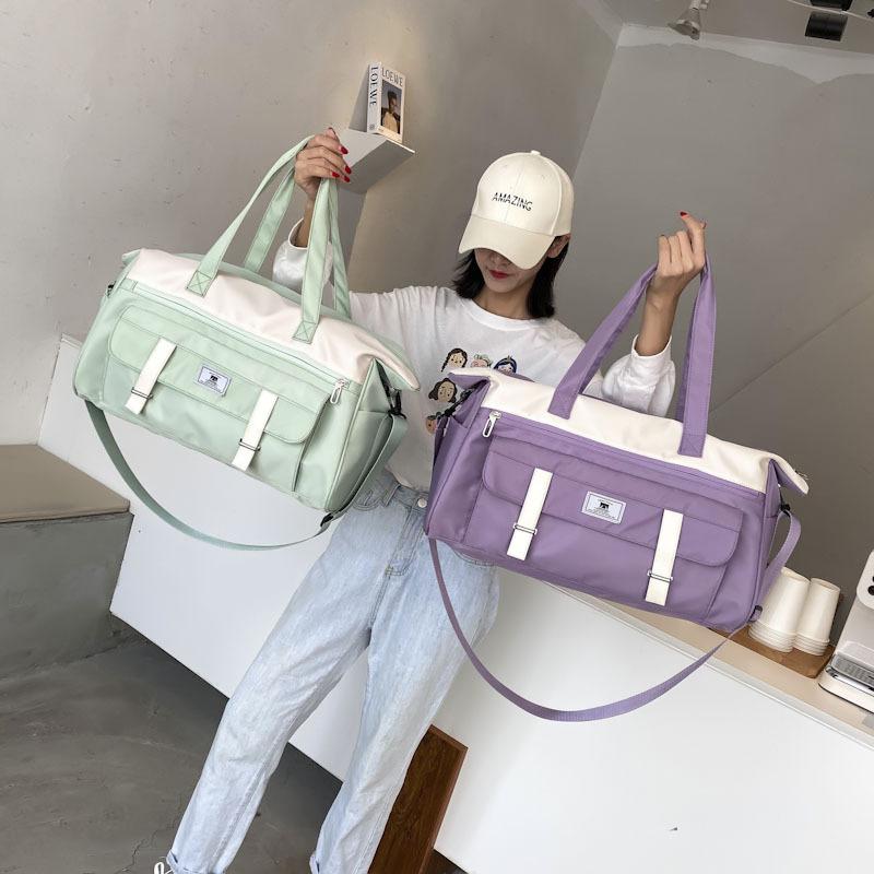 

Duffel Bags Waterproof Fitness Gym Bag Dry Wet Outdoor For Training Large Capacity Sports Korean Version Workout Handbag, Green