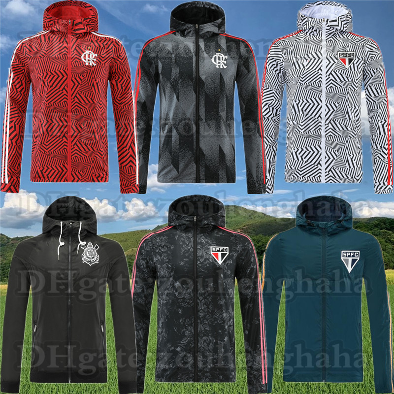 

Flamengo zipper windbreaker Soccer jersey 2021 Palmeiras Long sleeve jacket coat Internacional RS winter sports football Sao Paulo hoodie