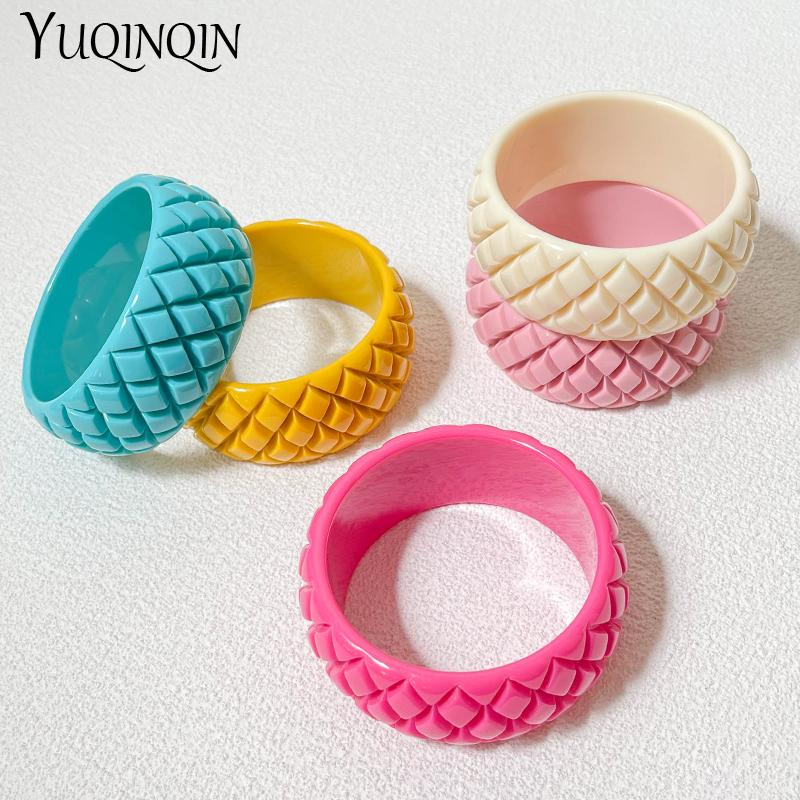 

Bangle Wide Fashion Customized Bangles For Women Jewelry Geometric Gift Vintage Bracelets Girls With Designer Charm, Black