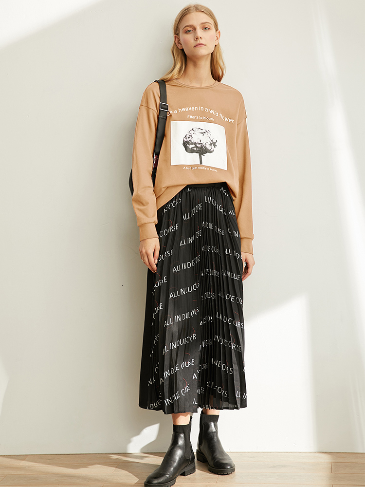 

women's hoodies & sweatshirts camisa feminina para verÃ£o com capuz, casual folgada gola alta, pulÃ´ver 12140119 mulheres eect, Black