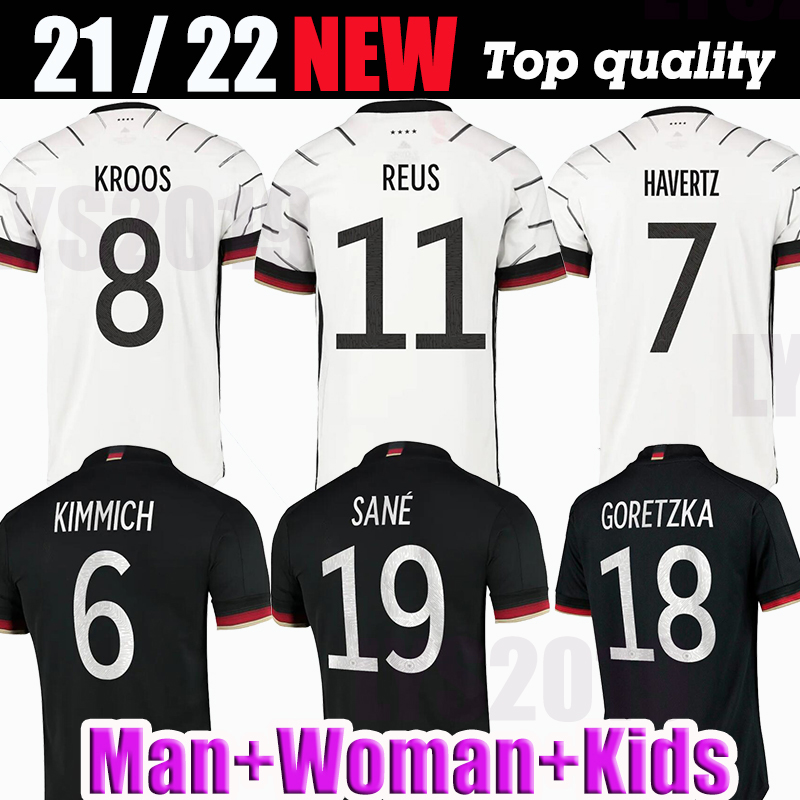 

Fans-Version 2021 2022 Deutschland Fußball-Trikots TAH Gundogan REUS GNABRY WERNER KROOS 20 21 Kimmich Maillot de Foot Football Sane Goretzka Can HAVERTZ MEN + KINDER