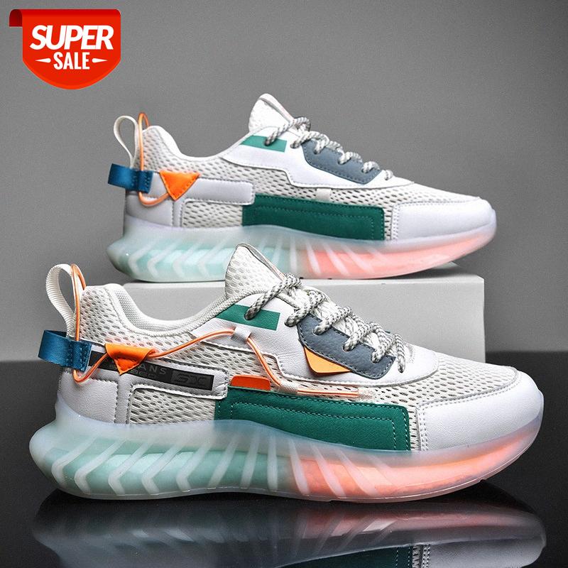 

shoes men's soft bottom running trendy summer breathable casual sports #fz7z