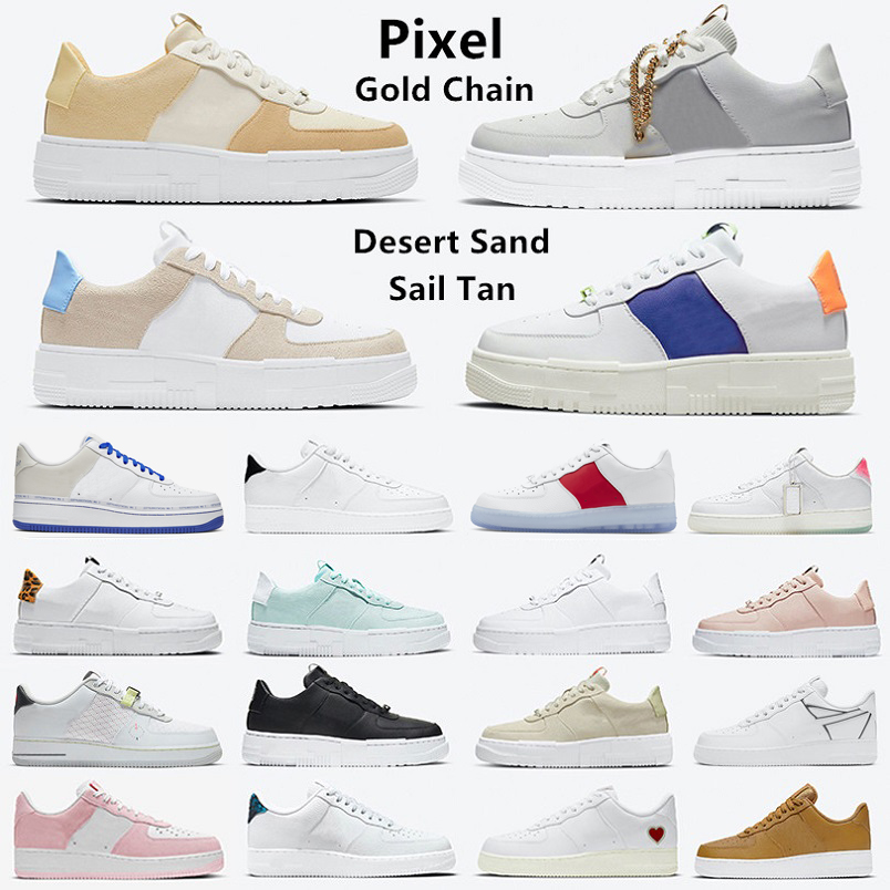 

Pixel Gold chain Low Running Shoes Desert Sand Fresh Silver Salmon Heel Sail Tan Snake, Color#23