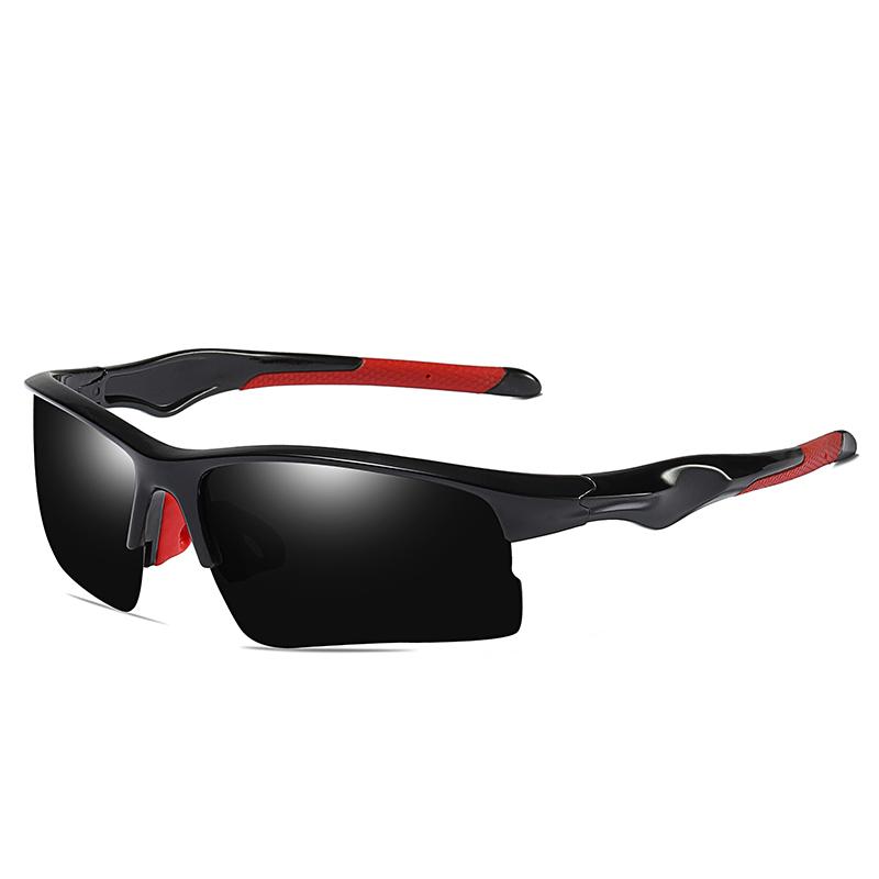 Fashion Sunglasses Frames Sports Outdoor Mans Big Lens Anti Dazzle UV Ray Proof Cycling Fishing Polarized