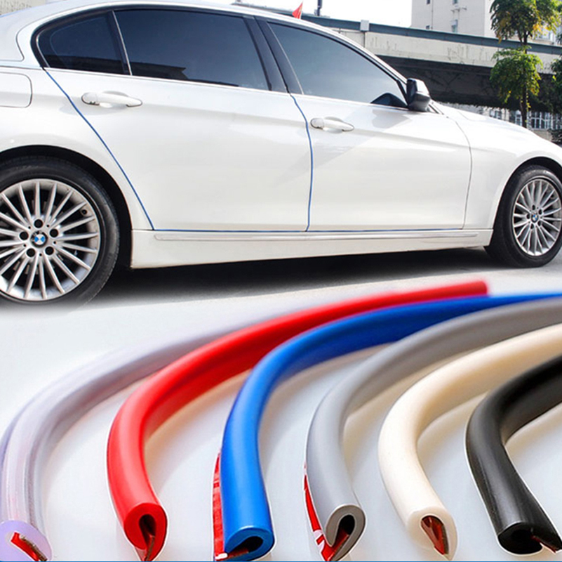 Good 2.5M/5M/10M U Type Universal Car Door Edge Guards Trim Styling Moulding Protection strip Scratch Protector For Car Vehicle-image-747934195