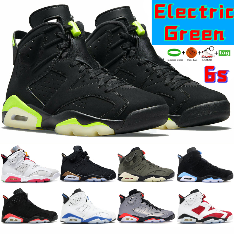 

Carmine 2021 Electric Green 6s 6 basketball shoes Cactus british khaki DMP black infrared reflect silver Hare sneakers UNC men trainers, Bubble wrap packaging