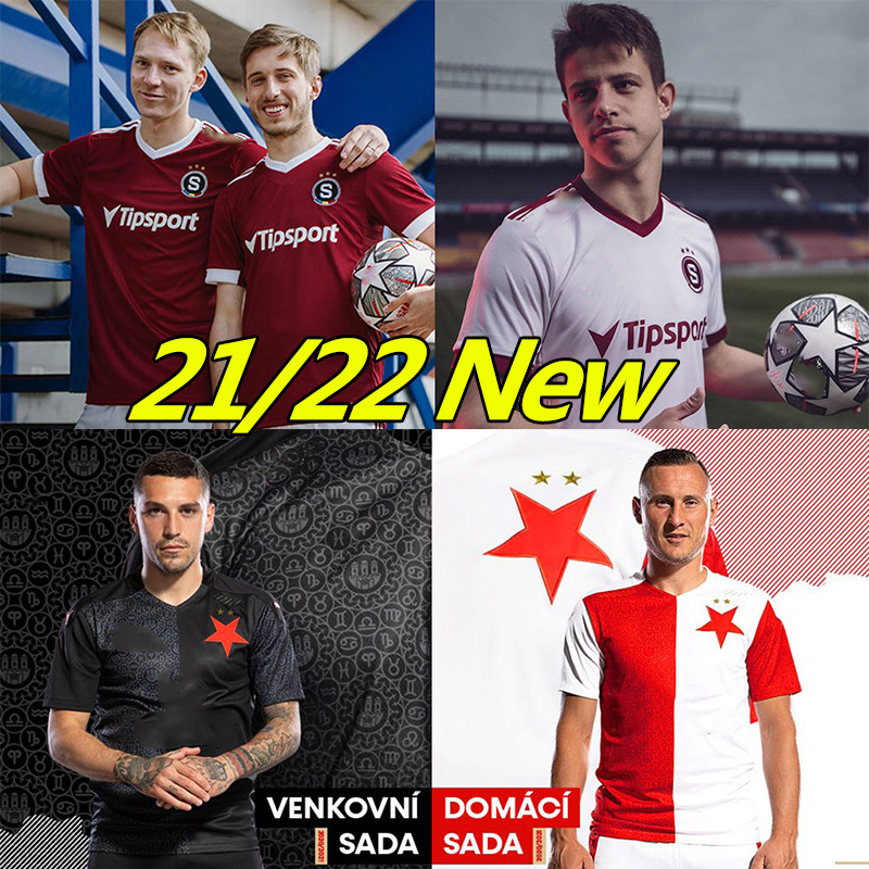 

21/22 AC Sparta Praha soccer jerseys SK Slavia Praha Czech Republic 2021 2022 DOCCAL HLOZEK .Tecl O.Kudela Petar Musa Romania Stanciu football shirt High quality, Bulage home 20-21