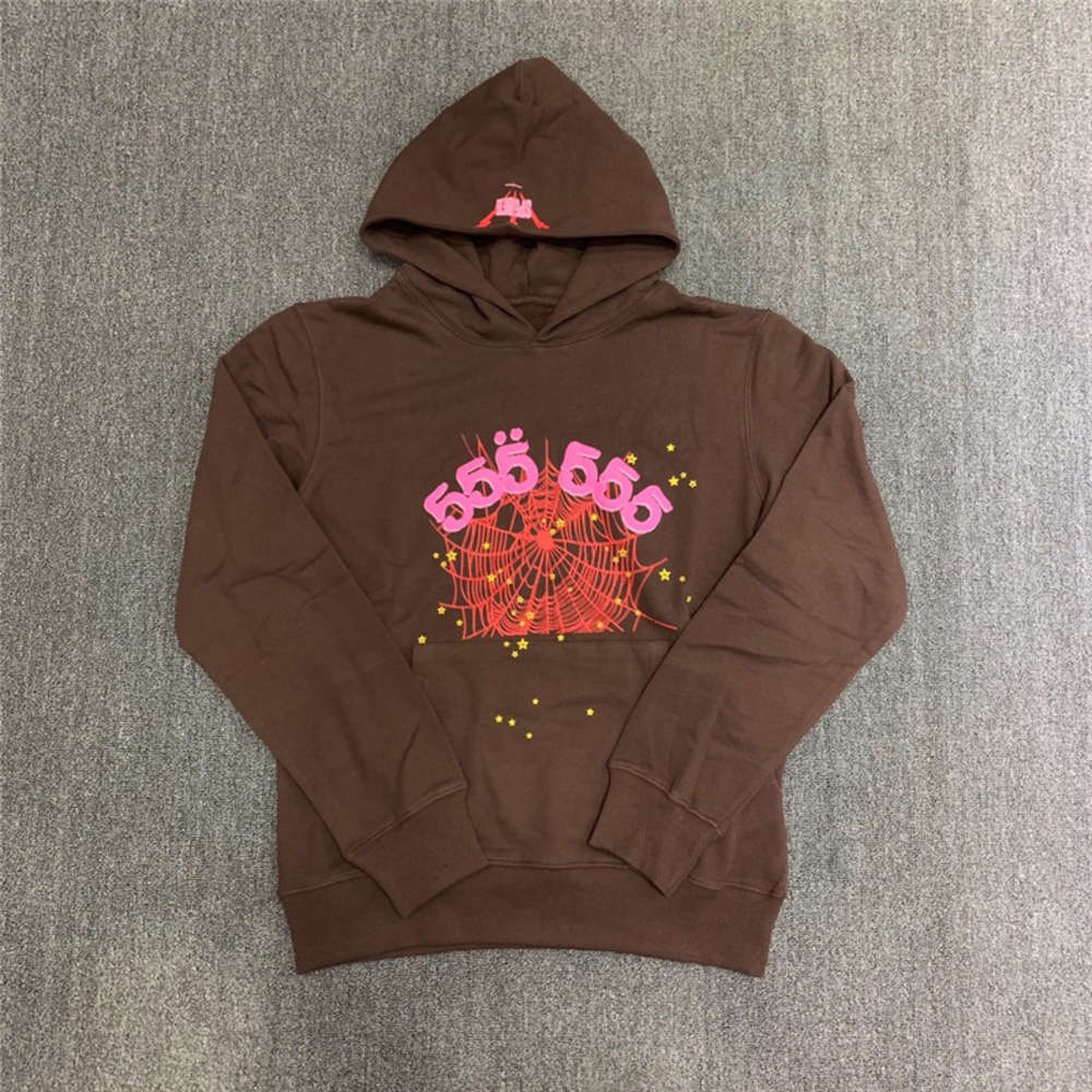 

Men's Hoodies Sweatshirts Pullover Red Sp5der Young Thug 555555 Men Quality Shoe Spider Web Leisure Winter Tracksuit