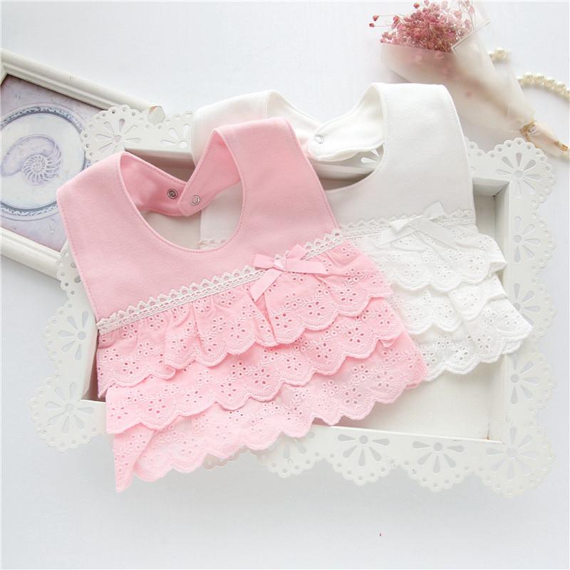 

Bibs & Burp Cloths Lawadka Baby Cute Cotton Lace Bow Princess Towel Enfants Super Soft Bib Clothing Accessories