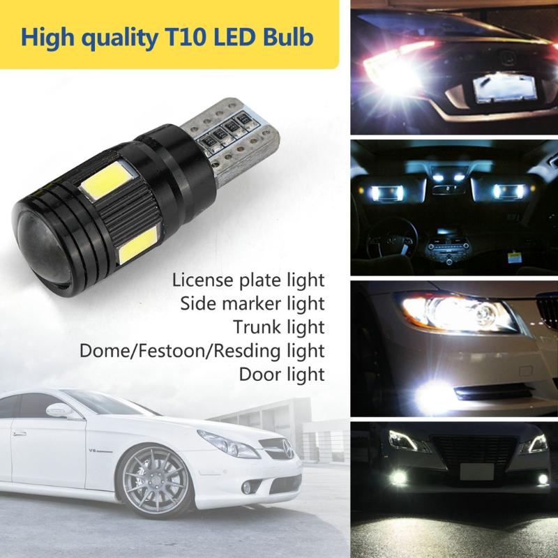 

Car Headlights CARPRIE Light 2x White 5630 6SMD High Power Wedge License Plate LED Bulbs 6000K Quality 9719