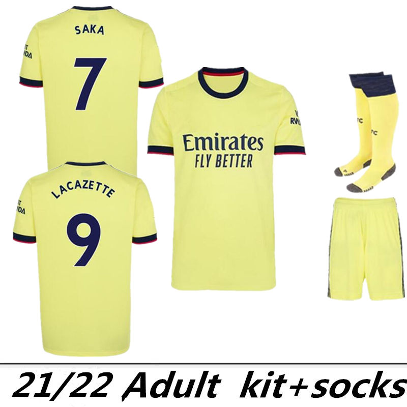 

2021 arsen Gunners men kit Soccer jersey 22 21 PEPE NICOLAS CEBALLOS HENRY GUENDOUZI SOKRATIS MAITLAND-NILES TIERNEY Football KIT shirt set