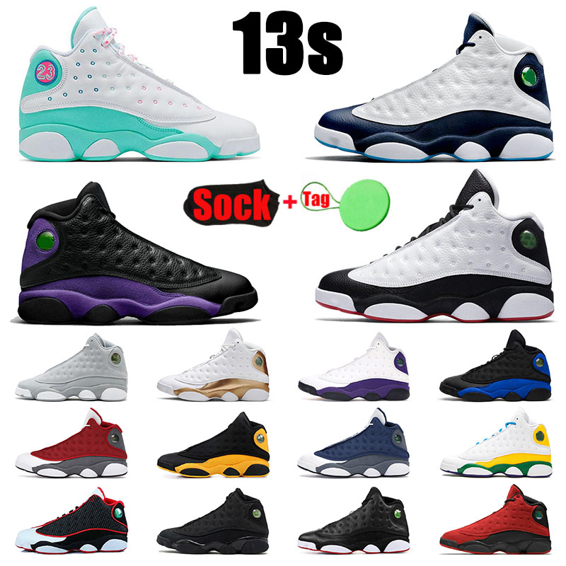 

Wholesale High quality Jumpman 13 Basketball Shoes Trainers Dark Powder Blue Hyper Royal Court Purple Men Women 13s Sports Original Sneakers Flint White, B16 36-47 love respect white