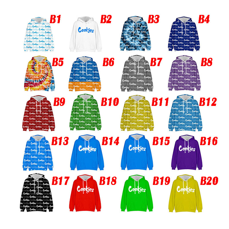 

cookies 3D Digital Printing sweatshirt Trend European and American Women's Hooded Sweatshirt Harajuku Loose Letter Pattern Fashion Autumn Winter Pullover