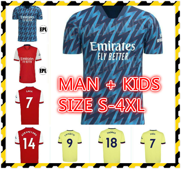 

SMITH ROWE SAMBI Gunners THOMAS SAKA soccer Jerseys Dani CEBALLOS PEPE football shirts 2021 2022 FC Gunner ODEGAARD MARTINELLI jersey man kids kit Gooners uniforms, 21/22 kids size