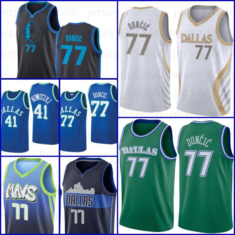 

Dallas''Mavericks''Basketball Jerseys Luka Dirk Doncic Nowitzki Shaquille 32 O'Neal LeBron 23 James Kevin 7 Durant Devin 1 Booker Zach 8 LaVine, Men jersey
