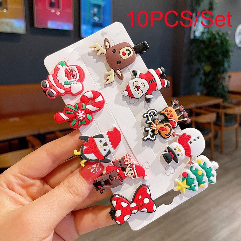 

Hair Accessories Christmas Old Man And Tree Hairpin Girls Cute Christma Pin Cartoon Clip Child Headband Gift