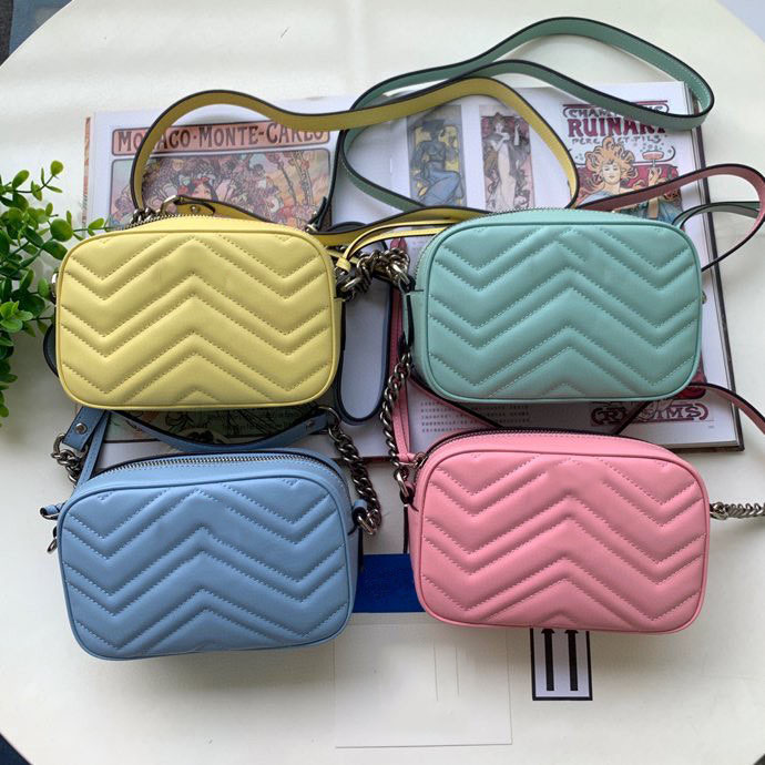 

Luxury Lady Shoulder Bags Quilted Leather Crossbody Bag Designer Handbag Gift Box Packing