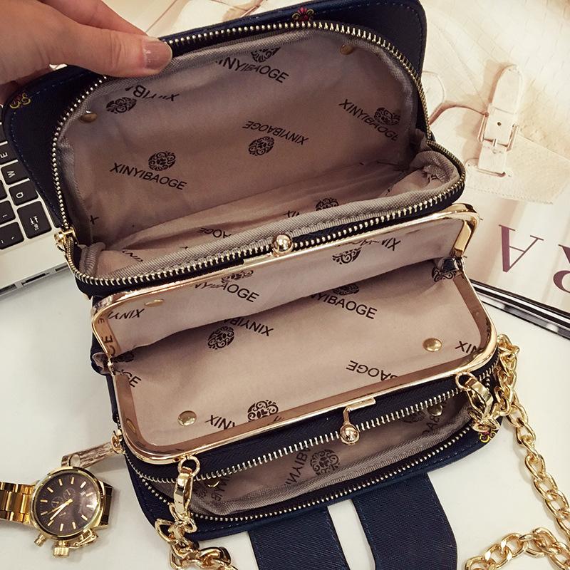 

Waist Bags The Han Edition Fashion Women Bag Mobile Packet Chain Crossbody Cross Body Fanny Pack For