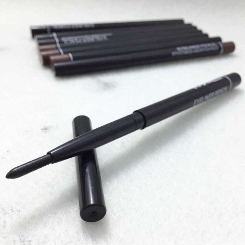

Automatic Makeup Rotary Retractable Black Eyeliner Pen Pencil Waterproof And Sweatproof Not Easy To Smudge Long-lasting Non-marking Eye Liner, Customize