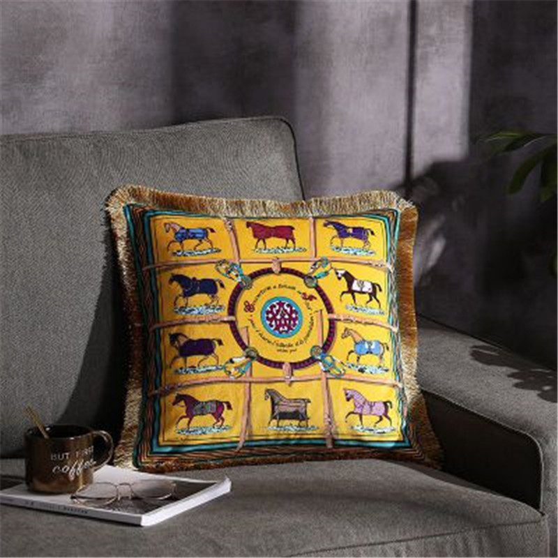 

retro classic Decorative Pillow high quality blended cushion designer Home sofa car pillowcase, #11