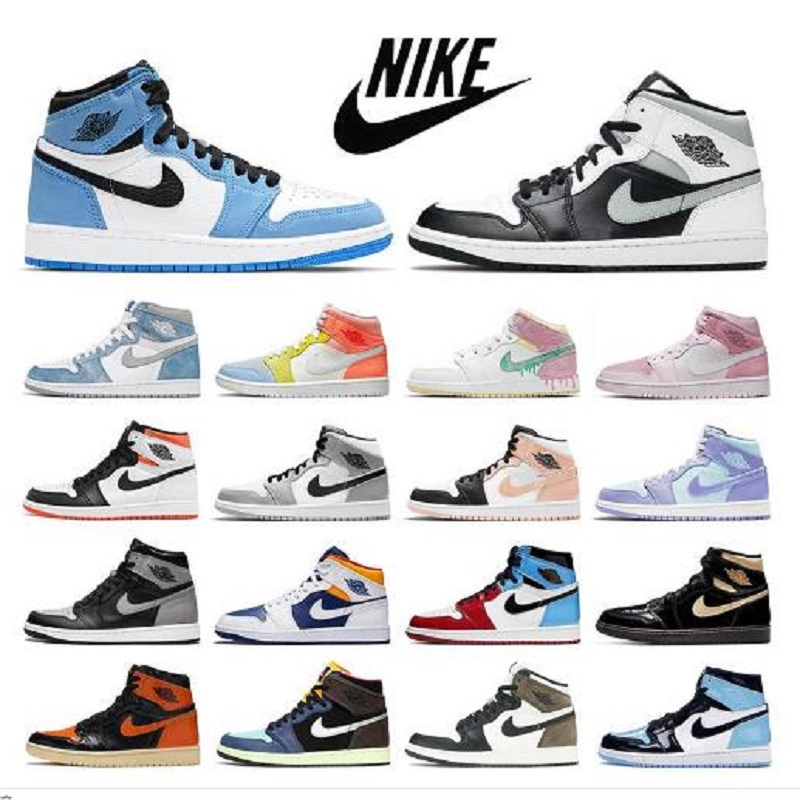 

Air Jordan 1 Hyper Royal 1s Men Basketball Shoes Jumpman Man Woman Footwear University Blue Light Smoke Grey Womens Mens Trainers Sports Sneakers