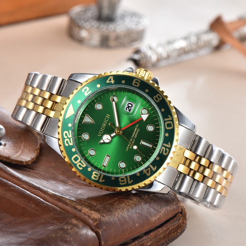 

High quality high grade 2021 men's foreign trade high quality design Greenwich watch four pin gem mirror five bead four pin Watch, 123