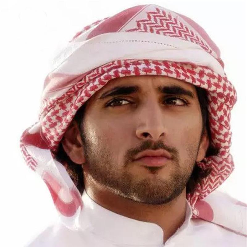 

Scarves Palestine Muslim Turban Men's Multifunctional Tactical Arab Islamic Military Plaid Shawl