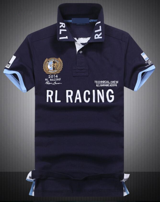 

Summer Polo Shirt USA American Flag Brand Polos Men Short Sleeve Man Coat Drop