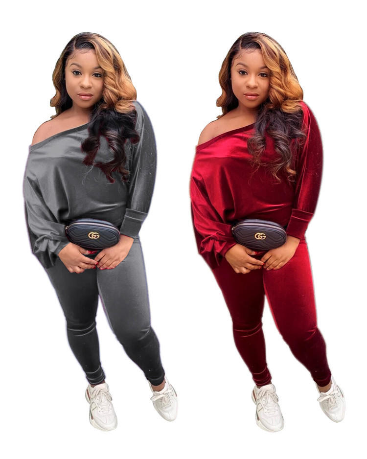 

Solid Color Women Designer Tracksuits Fashion Casual 2 Piece Pants Slim Long Sleeved Crew Neck Tracksuits, White