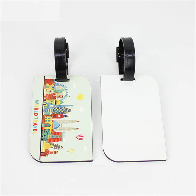 

mdf wooden tags Bag Parts & Accessories for sublimation with hole heart transfer printing blank Travel luggage tag consumables dx-006 wholesales