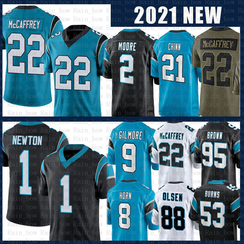 

Cam Newton Sam Darnold Christian McCaffrey Football Jersey Carolinas DJ Moore Stephon Gilmore Jaycee Horn Shaq Thompson Jeremy Chinn Greg Olsen Marshall Jr., Youth size s-xl(heibao)
