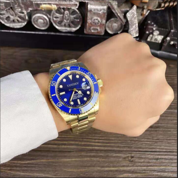 

blue dial Men's 2021 Cerachrom 126610 126613 126619 126610 126618 41mm Ceramic bezel automatic Bracelet 316L all gold stainless Mechanical watch, Customize