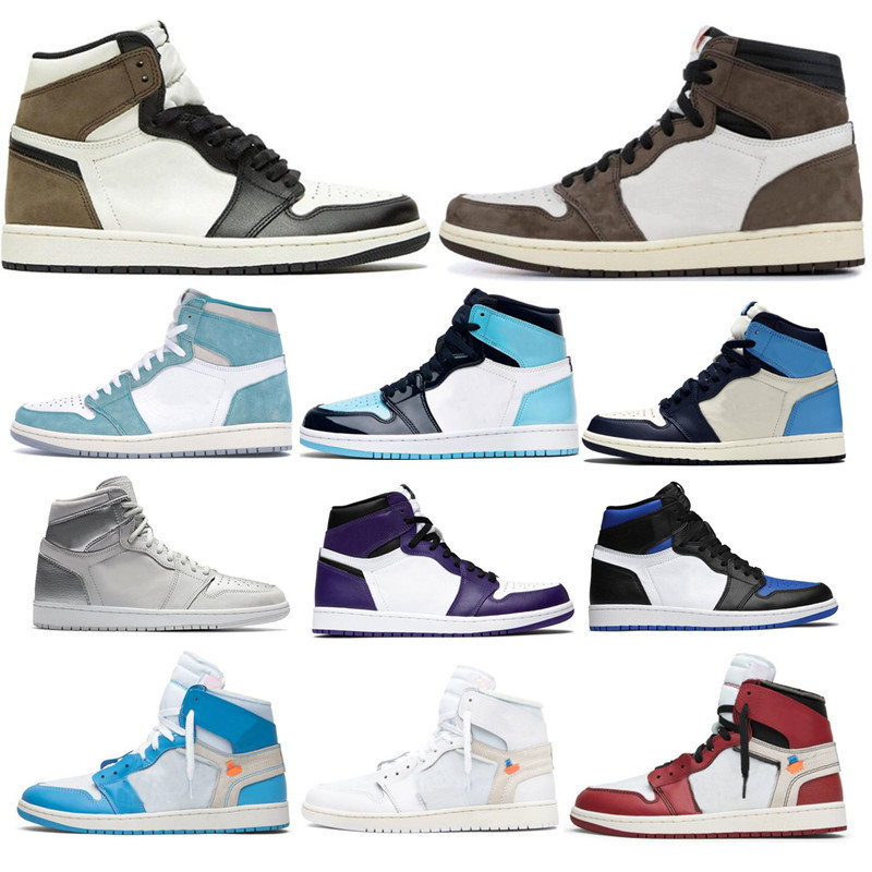 

Shoes Zapatillas baloncesto alta calidad para hombre, zapatos masculinos baloncesto, con suela rota, diseño Obsidian, Travi bandered, Bubble wrap packaging