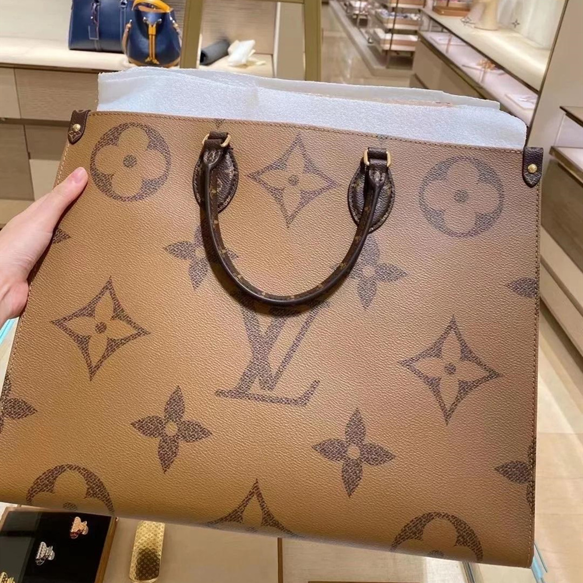 

lv LOUIS bag VITTONDesigners Handbag High Quality Ladies ONTHEGO Chain Shoulder Bag Leather Diamond Luxurys Evening #564