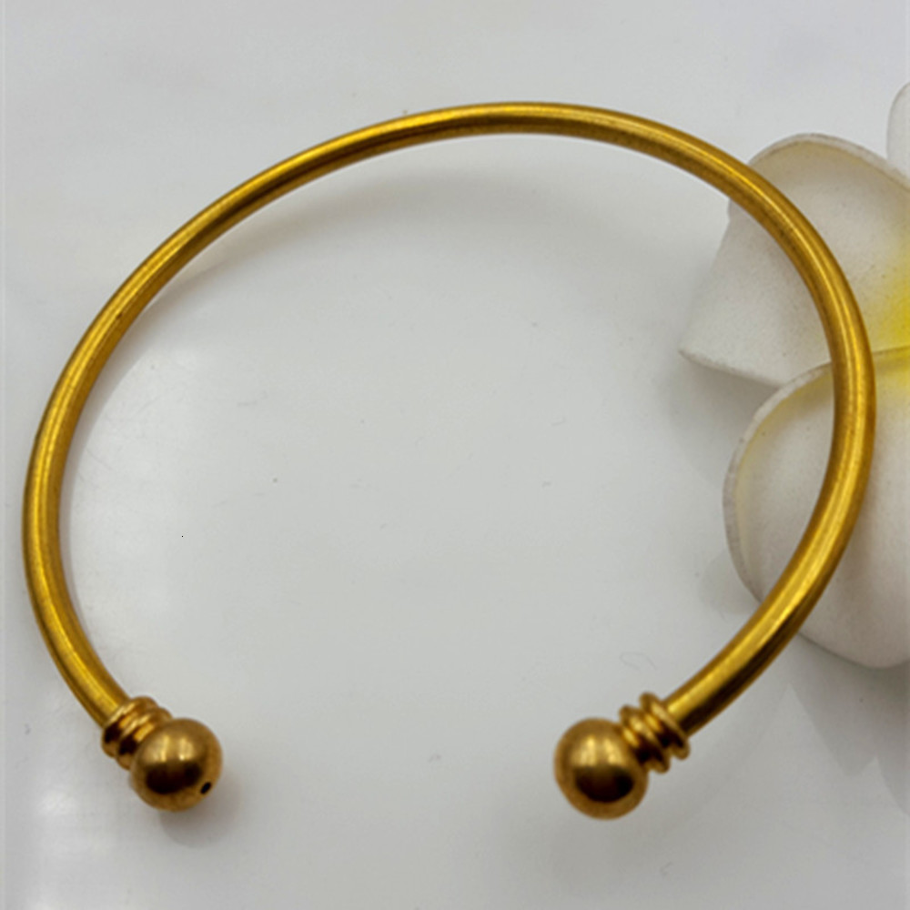 

Hand catenary DIY COPPER BRACELET bead thread can be screwed off, diameter 3mm spiral Bead Bracelet, Golden;silver