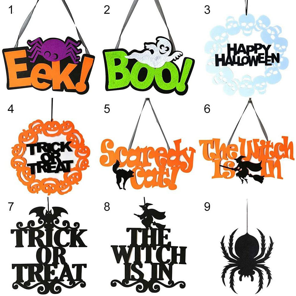 

creative halloween non woven felt party decoration crafts pendant