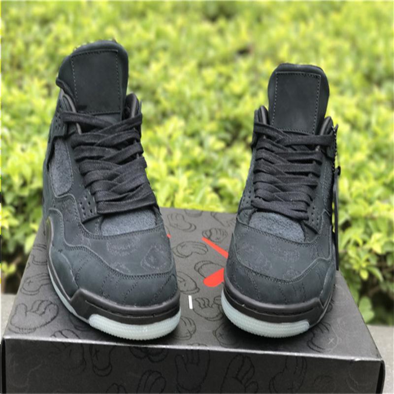 

Glow 2021 Mens KAWS Black Cool Original White Shoes DARK Authentic Sneakers 4 Outdoor Sports Box With Grey In Dwlkf, With original box