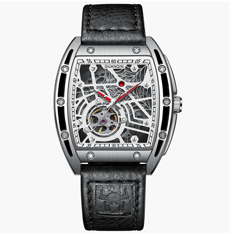 

Wristwatches Watches Mens 2021 Mechanical Watch Men Automatic Japanese Movement GUANQIN Sapphire Waterproof Wine Barrel Type Luminous, Gj16203pbbb