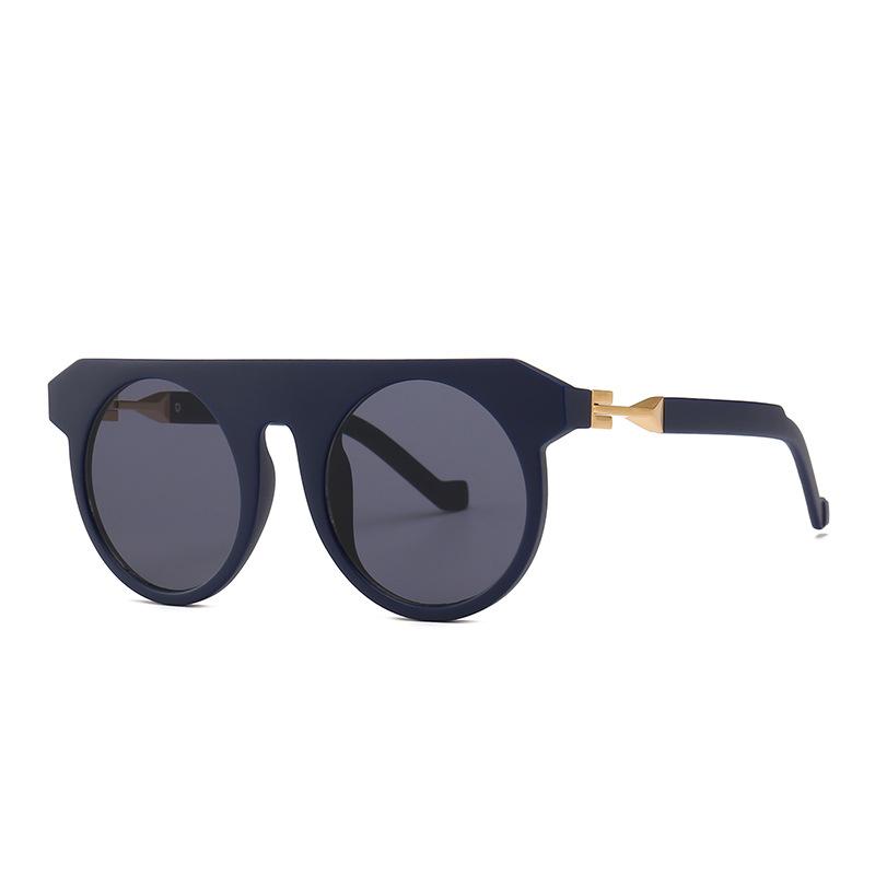 

Sunglasses European And American Concept Round Flat "futuristic" Fashion Frosted