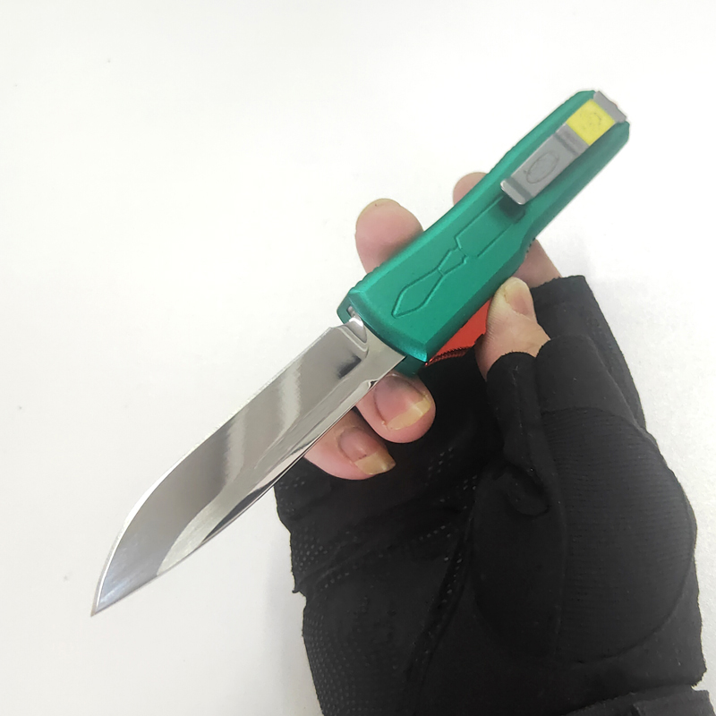 

Limited Customization Version Knives High Brightness Mirror M390 Folding Knife Carbide CNC 7075 Aluminum Handle Camping Hunting Tactical Out