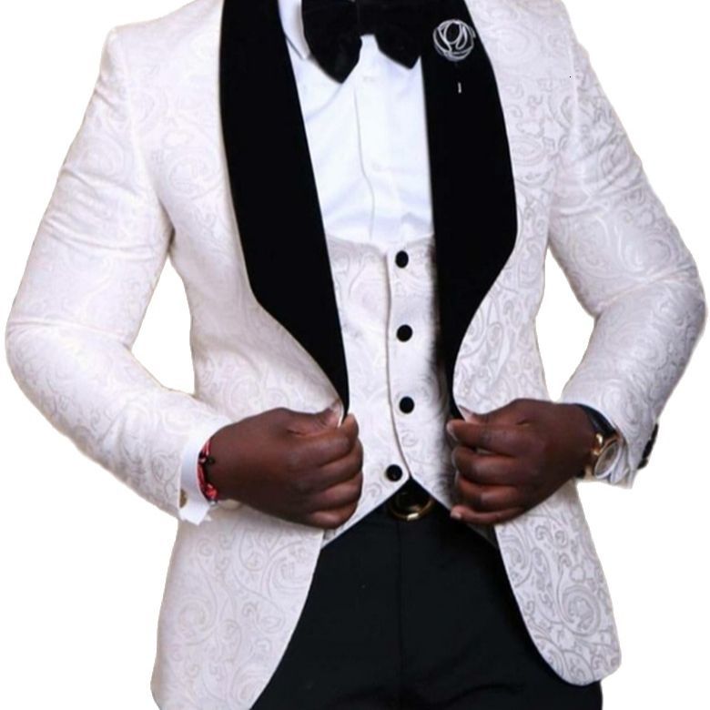 

Men's Suits & Blazers custom-made sale for the groom to wear red/white/black wedding suits men in prom tuxedo three-piece 's (jacket, Picture style