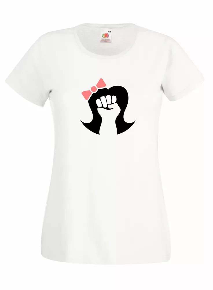 

T-Shirt Shirt WOMEN j2194 Girl Power Feminist dress women, Mainly pictures