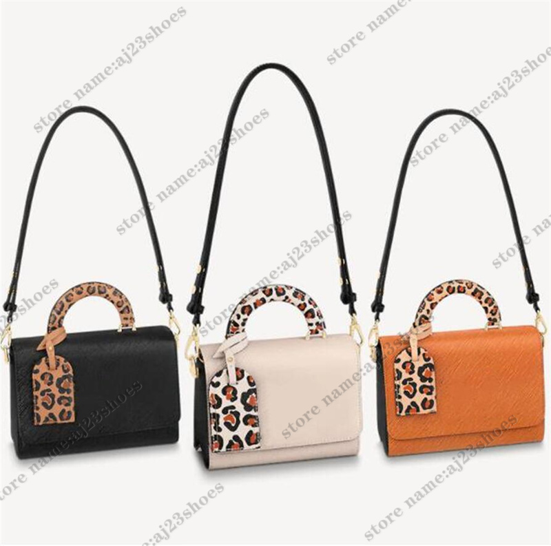 

TWIST MM Cross Body Bag Wild at Heart leopard print name tag fashion purses womens bags Designers designers handbags Luxurys