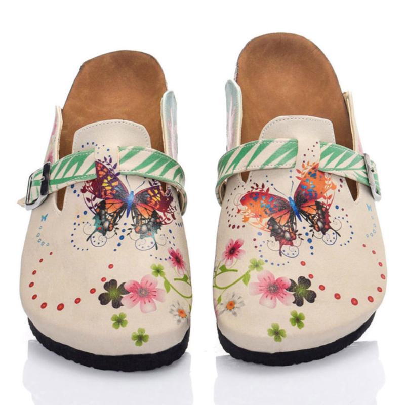 

Colorful Butterfly Pattern Special Design 35-41 No Women Slippers Seasonal Summer Casual Elegant Year Birthday Gift 2021 Season, Black